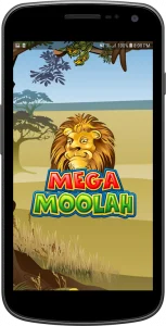 Mega Moolah mobile screenshot main